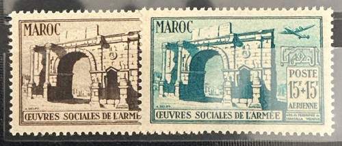 Maroc 1950 yvert - maroc, 79-80