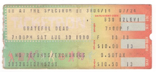 Grateful dead 80 - grateful, 30/08/80
